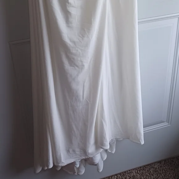 Mac Duggal Women's Beaded Cuff Drop Shoulder Gown Dress - Picture 6 of 12